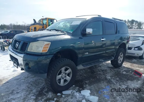 2006 Nissan Armada Se from USA, damaged, VIN 5N1AA08B46N714759
